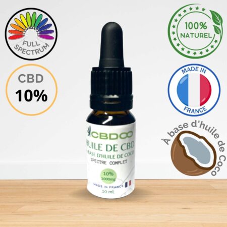 Huile CBD 10% coco