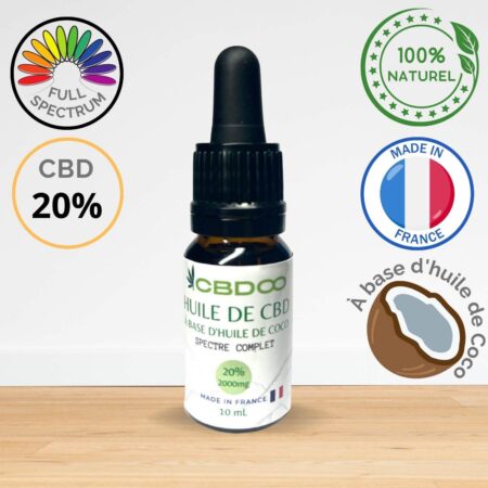 Huile CBD 20% coco