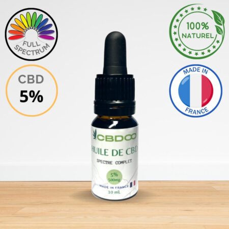 Huile CBD 5% chanvre